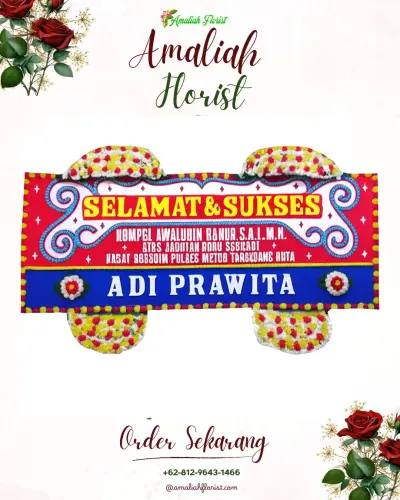 Karangan Bunga Ucapan Selamat di Fodo